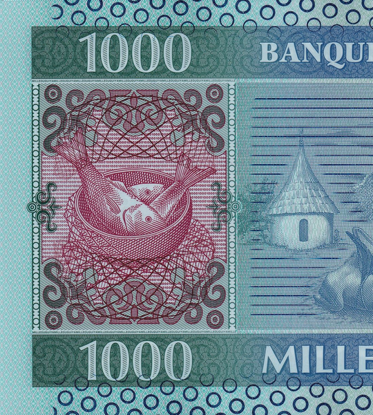 10 banknot&oacute;w 1000 Ouguiya, Mauretania, 2014, UNC Polymer