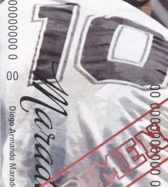 10 pesos, Argentine, 2025, UNC, Fantasy, Maradona 005244 фото