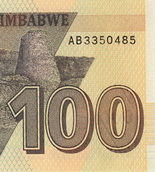 100 Dollars, Зімбабве, 2020 ( 2022 ) рік, UNC 000740 фото