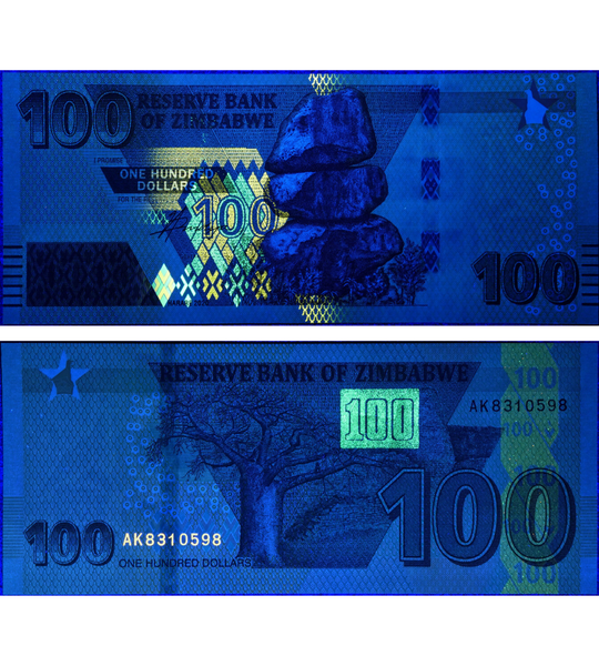 100 Dollars, Зімбабве, 2020 ( 2022 ) рік, UNC 000740 фото