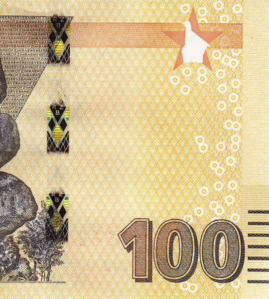 100 Dollars, Зімбабве, 2020 ( 2022 ) рік, UNC 000740 фото