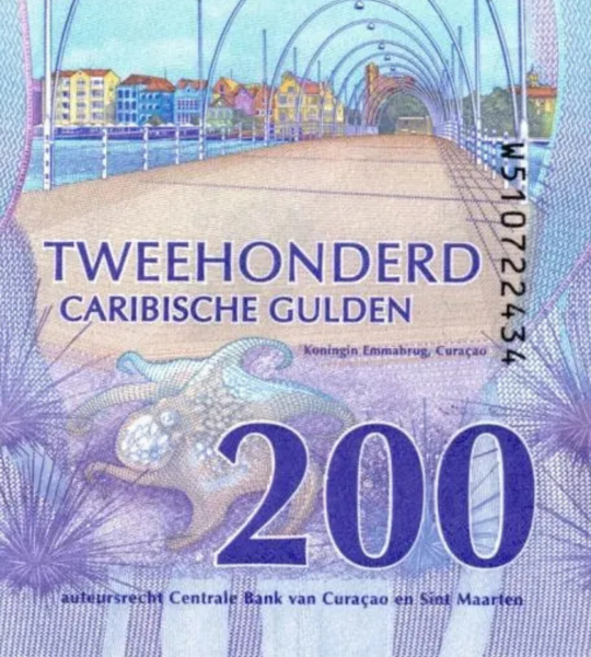 200 Gulden, Кюрасао / Сінт_Мартен, 2025 рік, UNC 005342 фото