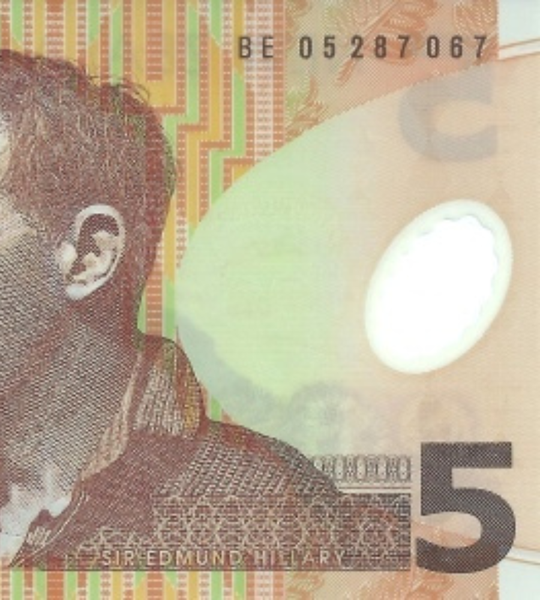 5 Dollars, Нова Зеландія, 2005 рік, UNC Polymer 003947 фото
