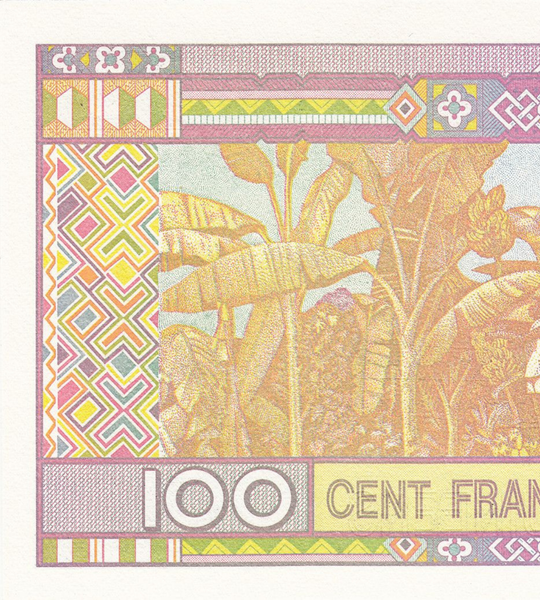 100 francos, Guin&eacute;, ano 2015, UNC 005470 фото