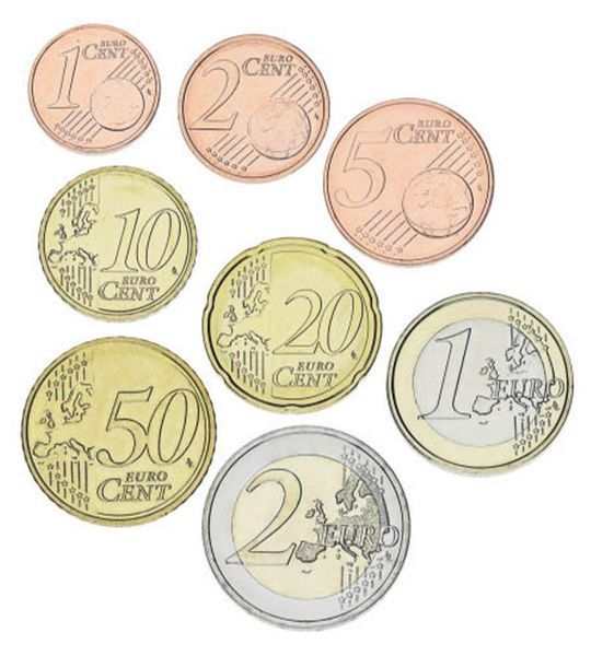 8 монет 1, 2, 5, 10, 20, 50 Cent, 1, 2 Euro, Болгарія, 2026 рік, UNC 004923 фото