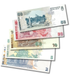 5 banconote 2, 5, 10, 20, 50 pesos, Argentina, 2002&ndash;2012, UNC 005221 фото 2
