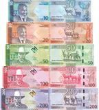 مجموعة (5 أوراق نقدية) من فئة 10، 20، 50، 100، 200 دولار، ناميبيا، 2025، بجودة UNC 004277 фото