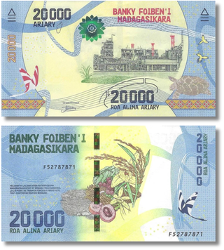 20 000 Ariary, Madagascar, 2017, UNC