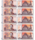10 banconote da 100 Riel, Cambogia, 2014, UNC 000818 фото 2