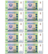10 Billets 200 Sum, Ouzb&eacute;kistan, 1997, UNC 000218 фото 2