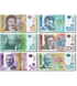 6 banknot&oacute;w 10, 20, 50, 100, 200, 500 dinar&oacute;w, Serbia, 2011 - 2013 rok, UNC