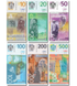 6 banknot&oacute;w 10, 20, 50, 100, 200, 500 dinar&oacute;w, Serbia, 2011 - 2013 rok, UNC