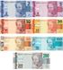 7 банкнот 2, 5, 10, 20, 50, 100, 200 Reais, Бразилія, 2010 - 2020 рік, UNC 001737 фото 1