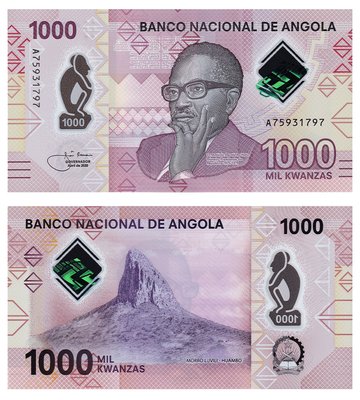 1000 Kwanzas, Angola, 2020, UNC