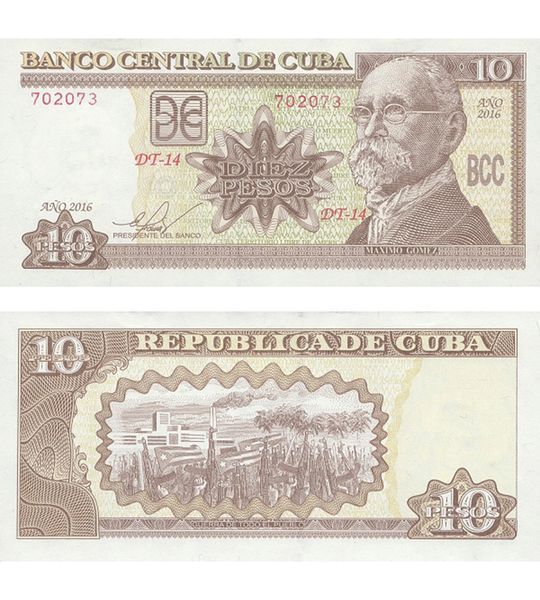 10 Pesos, Cuba, 2016, UNC