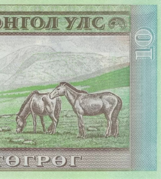 100 банкнот 10 Тугриков, Монголия, 2020 год, UNC 004077 фото