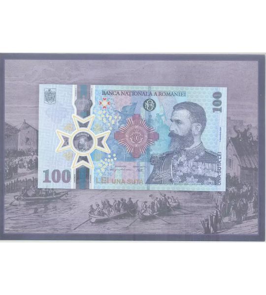 100 Lei, Romania, 2024, UNC Polimero Comm. 003331 фото 100 Lei, Romania, 2024, UNC Polimero Comm. 003331 фото