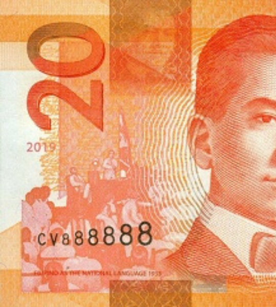 20 piso, Filipiny, 2019 rok, UNC