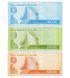 3 banknotes 10000, 20000, 50000 Bolivares, Venezuela, 2019, UNC