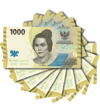 10 банкнот 1000 Rupiah, Індонезія, 2022 рік, UNC 000171 фото