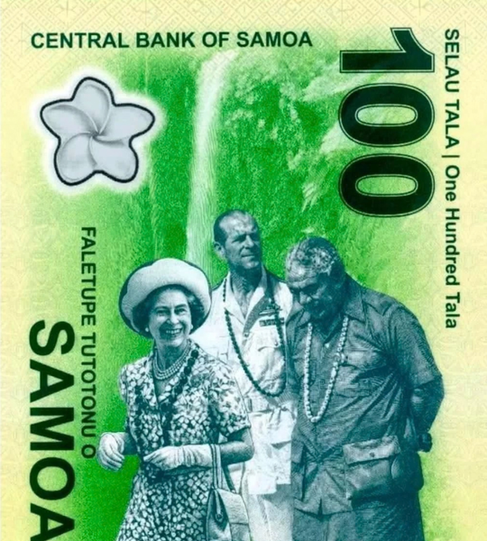 100 Tala, Samoa, 2026, UNC Polymer Gedenkbanknote 005623 фото