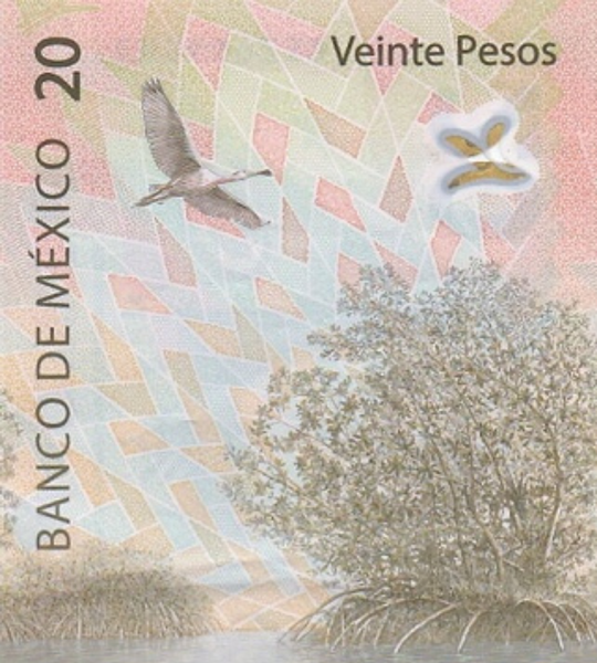 20 Pesos, Mexico, 2024, UNC Polymer