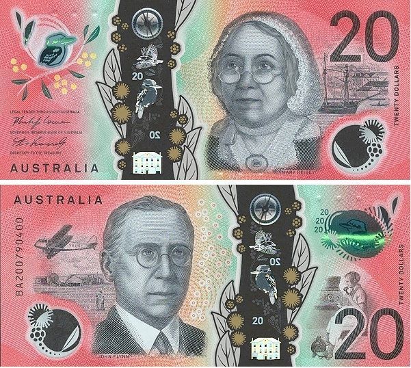 20 Dollari, Australia, 2020 ( 2023 ), UNC Polymer 004129 фото 20 Dollari, Australia, 2020 ( 2023 ), UNC Polymer 004129 фото