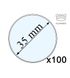 100 капсул для монет - 35 мм, Kammer 001991 фото 1