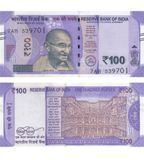 100 Rupees, Індія, 2018 рік, UNC 003929 фото