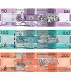 3 أوراق نقدية: 50، 100، 200 دالاسي، غامبيا، 2023، غير متداولة 002687 фото