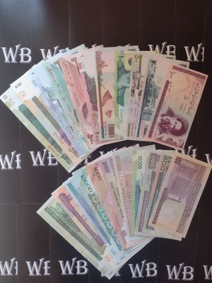 11 банкнот 100, 200, 500, 1000, 2000, 5000, 10000, 10000, 20000, 50000, 100000 Rials, Іран, 2005 - 2018 рік, UNC 001341 фото