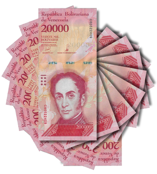 10 notas de 20.000 Bol&iacute;vares, Venezuela, 2017, UNC 001011 фото