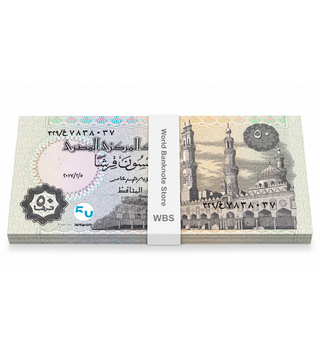 100 ورقة نقدية من فئة 50 قرشًا، مصر، 2017، غير متداولة 003729 фото