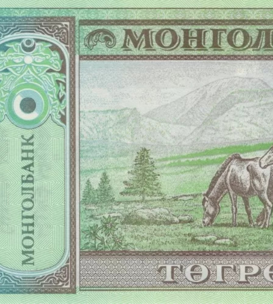 10 Togrog, Mongolia, 2020 ( 2021 ), UNC