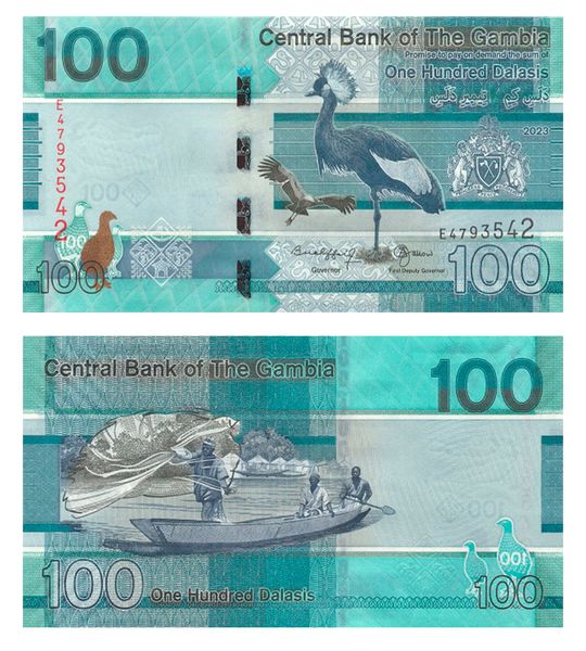 100 Dalasis, Gambia, 2023, UNC