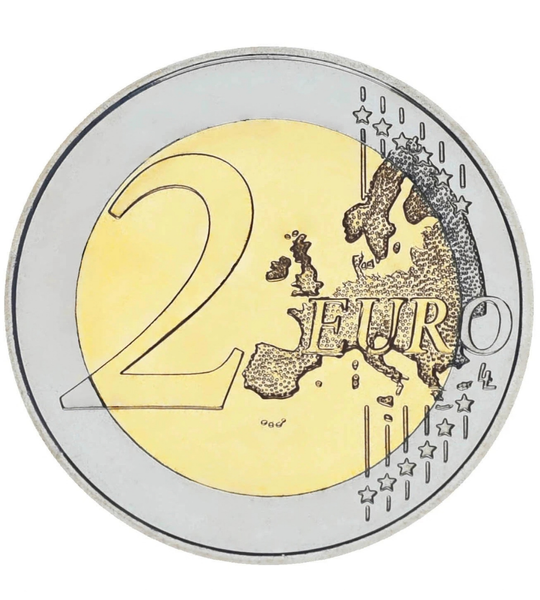 2 Euros, Eslovaquia, a&ntilde;o 2026, UNC Conmemorativa 005575 фото