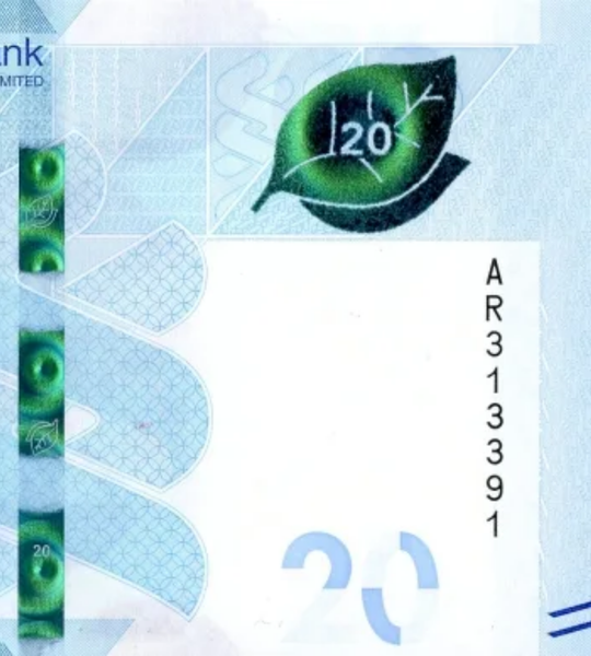 20 dolarów, Hongkong, 2018 rok, UNC