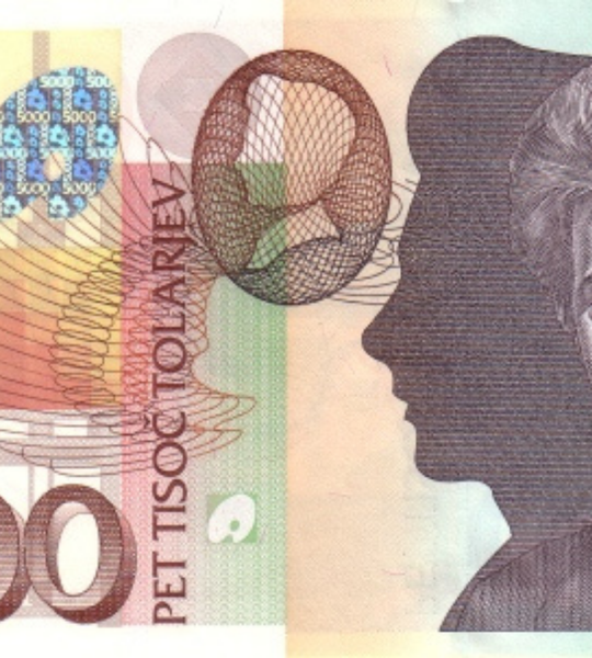 5000 Tolarjev, Slovenia, 2004, UNC