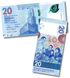 20 dolar&oacute;w, Hongkong, 2018 rok, UNC