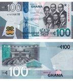 100 Cedis, Ghana, 2022, UNC