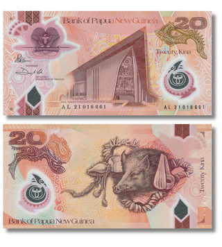 20 Kina, Papua New Guinea, 2023, UNC Polymer