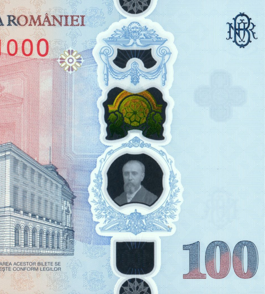 100 Lei, Romania, 2026, UNC Polymer Commemorative in folder