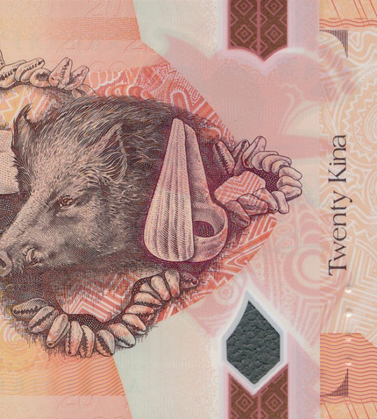20 Kina, Papua New Guinea, 2023, UNC Polymer