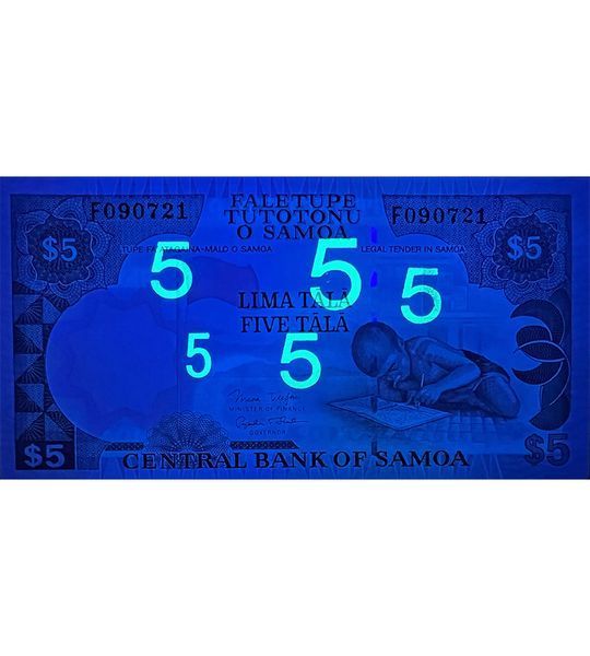 5 Tala, Samoa, 2005, UNC