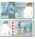 20 dolar&oacute;w, Hongkong, 2016 rok, UNC