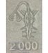 2000 Frank&oacute;w, Togo, 2003, UNC