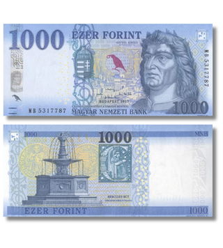 1000 forint, Hungary, 2025, UNC