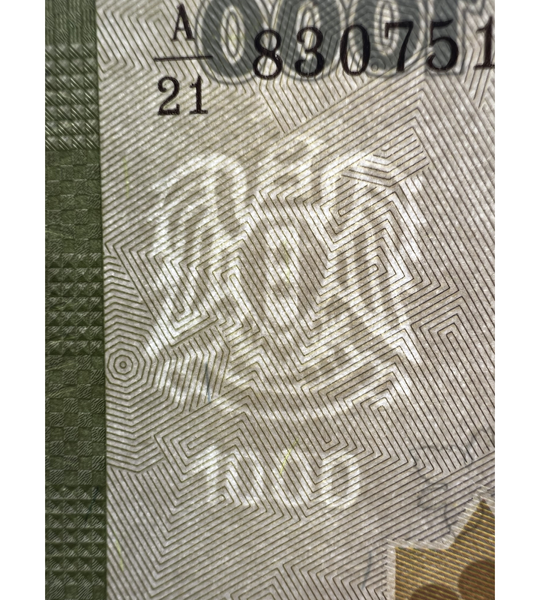 1000 Pounds, Syria, 2013, UNC