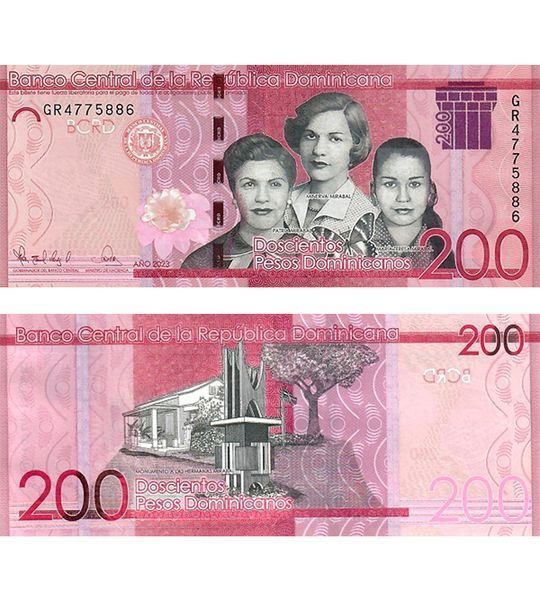 200 Pesos Dominicanos, Домініканська Республіка, 2023 рік, UNC 003536 фото 200 Pesos Dominicanos, Домініканська Республіка, 2023 рік, UNC 003536 фото