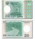 20 Dirams, Tajiquist&atilde;o, ano de 1999, UNC 005677 фото 1